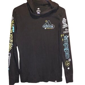 Adidas Kids Long Sleeve Hooded T-Shirt